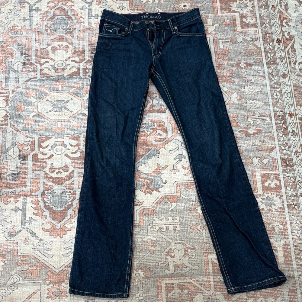 Kimes Ranch Men's Bootcut Jeans - Dark Blue